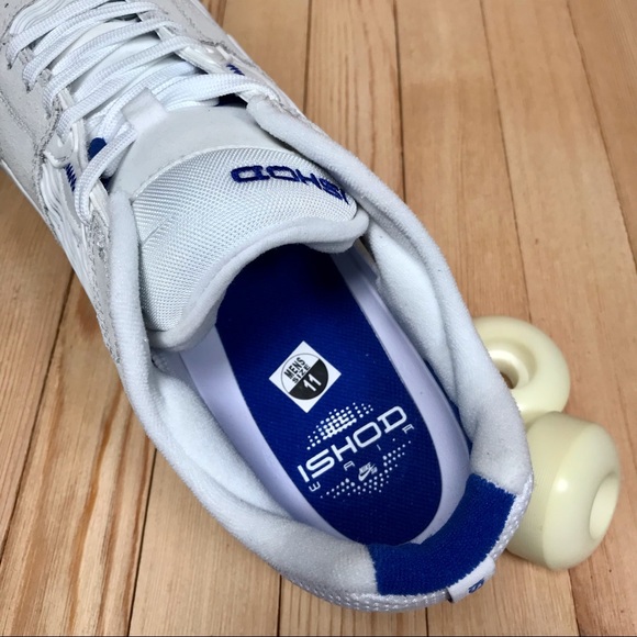 Nike SB Ishod Wair Summit White Blue Skate Shoes - Picture 4 of 5
